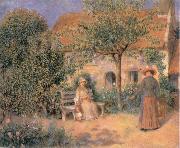 Pierre-Auguste Renoir Garden scene in Brittany oil painting picture wholesale